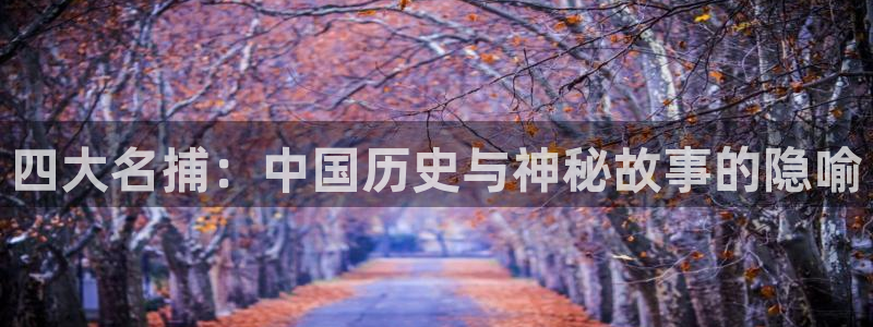 羞羞漫画在线观看下载：四大名捕：中国历史与神秘故事的隐喻